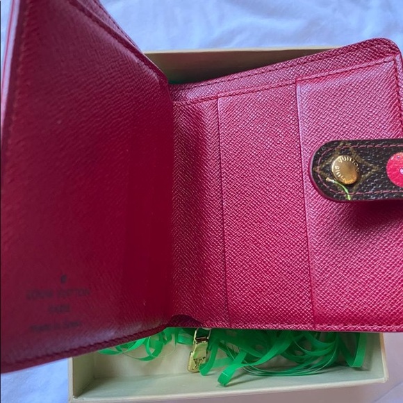 Authentic Louis Vuitton Limited Edition Monogram Cherry wallet - Picture 13 of 16